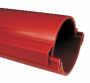 06160/2 (BA) Труба ПНД разборная, материал HDPE безгалогенный, длина 3 метра, цвет красный, диаметр 160 мм