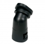 A28FL-45 FB Адапталок 45° фланец для гибкой трубы Ø28 мм, черный