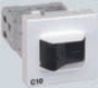 K106A-9 Термомагнитный автомат для настольного розеточного блока Ofiblock Plus 10A, K45, 45x45мм, цвет белый
