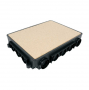 KNU-80-16-PA-9011 ONFLOOR Монтажная коробка для лючка 16 модулей