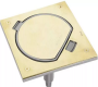 KSE15U-23-71 Влагостойкая основа IP66 с розеткой 2к+з Schuko К45 и коннектором RJ45 катег.5e UTP, латунь
