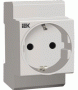 MRD10-16 Розетка РАр10-3-ОПс заземлением на DIN-рейку