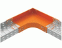 O 90X85X400 Изгиб горизонтальный 90°
