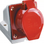 PSR12-016-5 Розетка 115 стационарная 3Р+РЕ+N 16А 380В степень защиты IP44