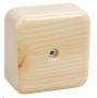 UKO10-100-100-029-K34 Коробка КМ41219-04 распределительная для кабель-каналов 100х100х29 мм цвет сосна с контактной группой