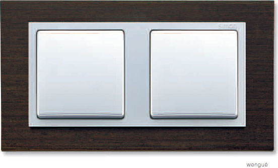 Simon 82 Nature Madera Wengue